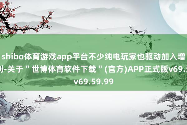 shibo体育游戏app平台不少纯电玩家也驱动加入增程行列-关于＂世博体育软件下载＂(官方)APP正式版v69.59.99