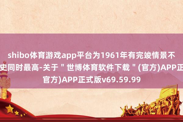 shibo体育游戏app平台为1961年有完竣情景不雅测记载以来历史同时最高-关于＂世博体育软件下载＂(官方)APP正式版v69.59.99