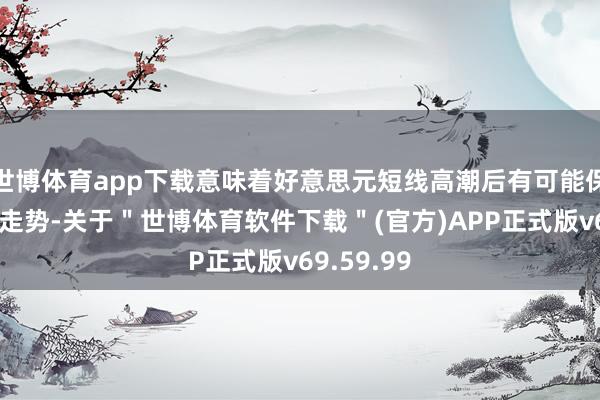 世博体育app下载意味着好意思元短线高潮后有可能保抓着落的走势-关于＂世博体育软件下载＂(官方)APP正式版v69.59.99