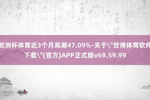 欧洲杯体育近3个月高潮47.09%-关于