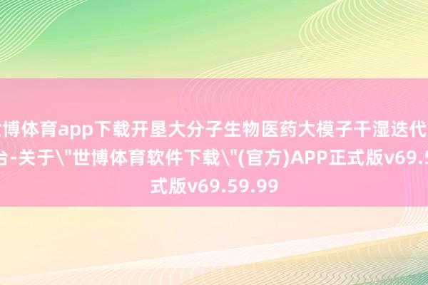 世博体育app下载开垦大分子生物医药大模子干湿迭代商量平台-关于